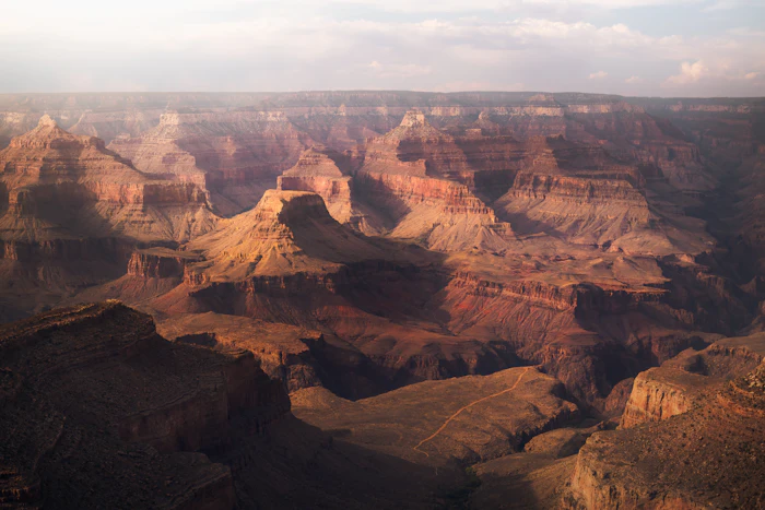 Aerial view of the Grand Canyon