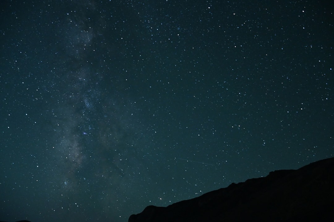 The night sky with stars and the milky,