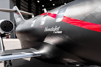 A close up of the nose of an airplane