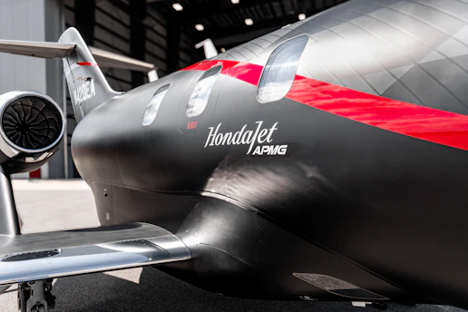 A close up of the nose of an airplane