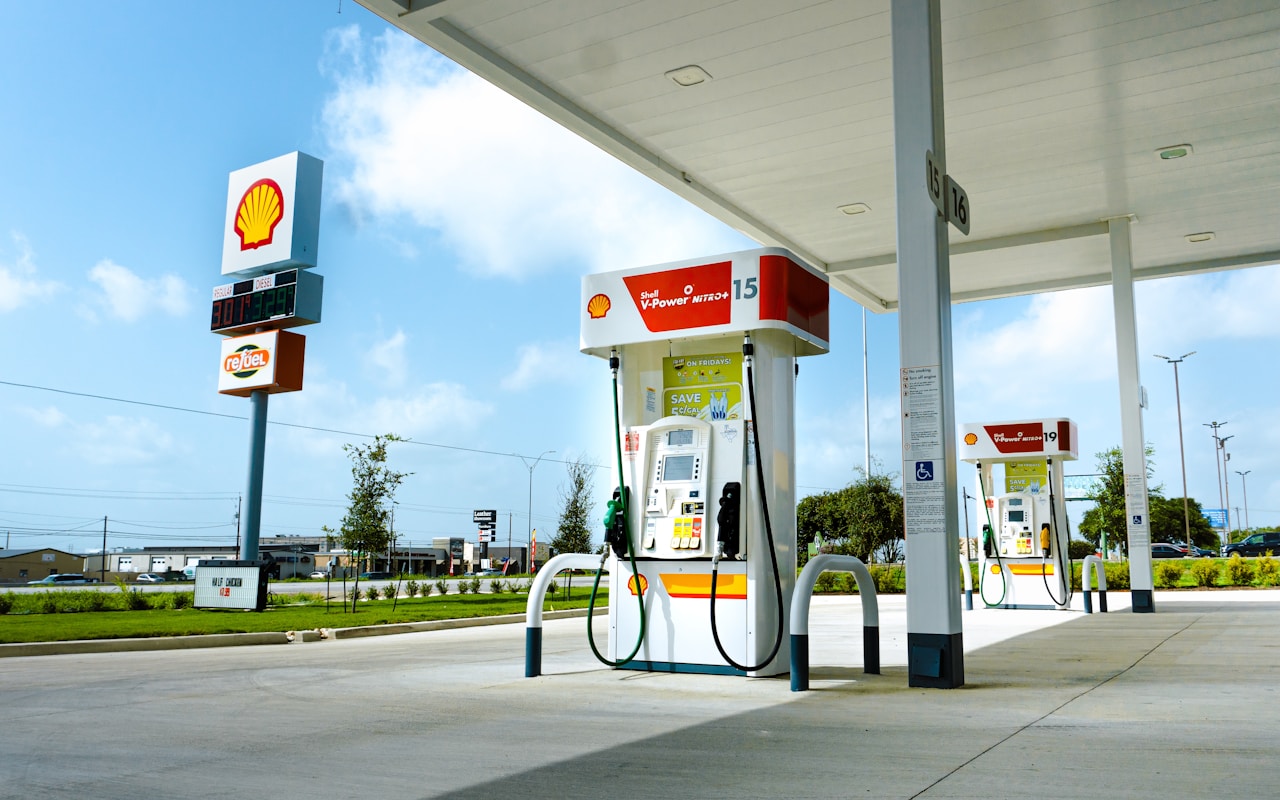 Gas station — energy prices and consumer impact