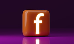 A square button with the letter f on it