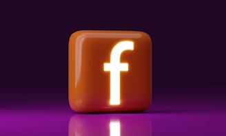 A square button with the letter f on it