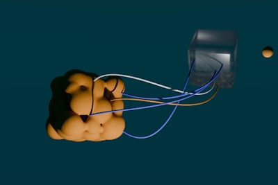 A computer generated image of a flying object
