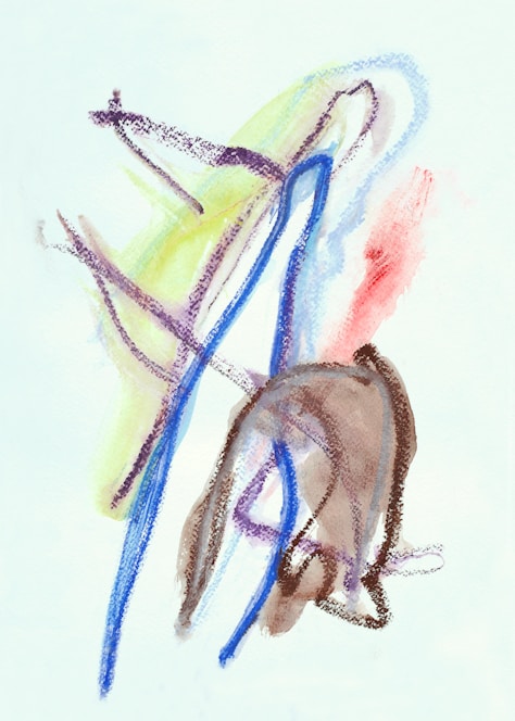 A drawing of a cat on a white background