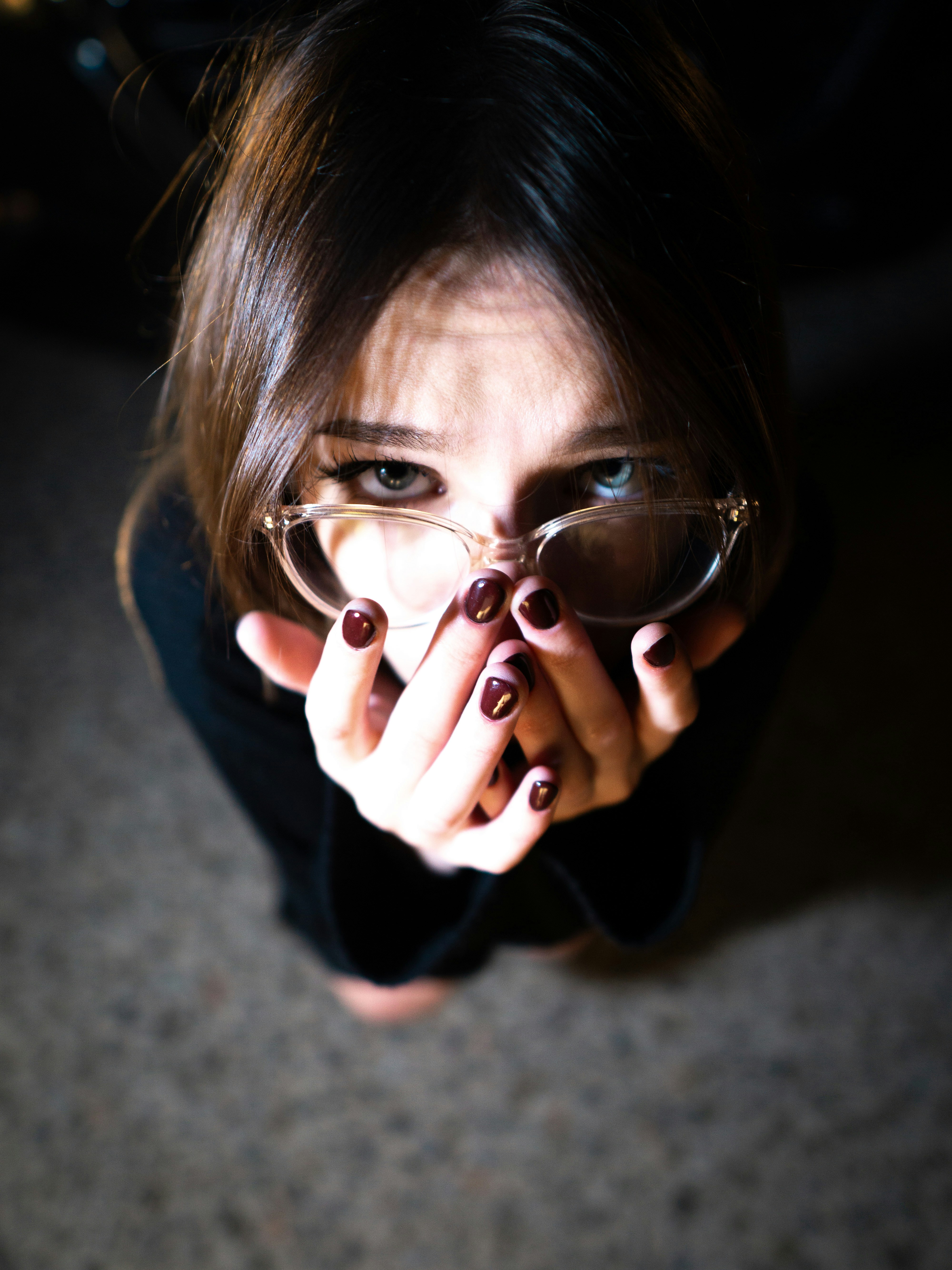 Dark and moody nail art