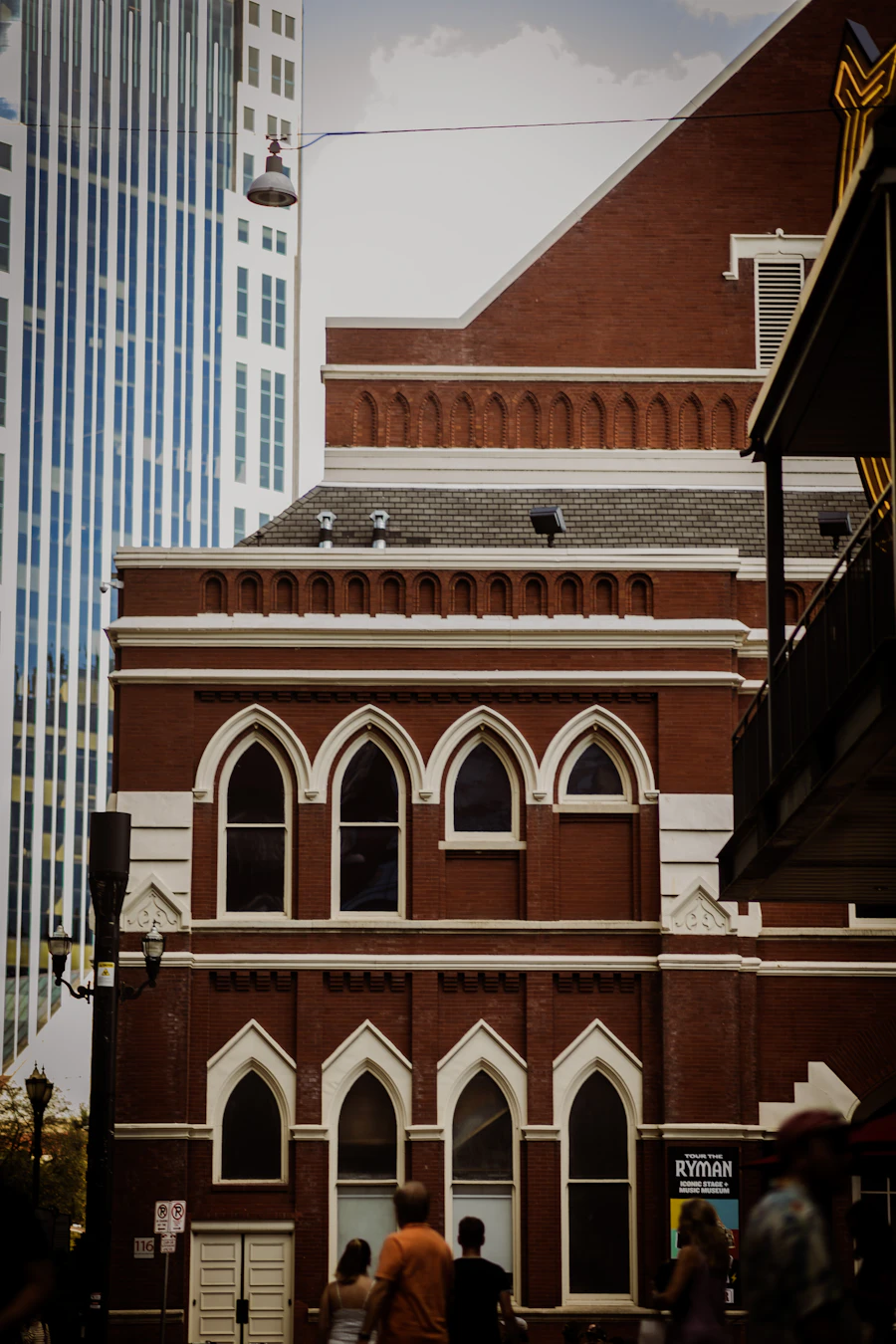 The Ryman Auditorium in downtown Nashville, Tennessee