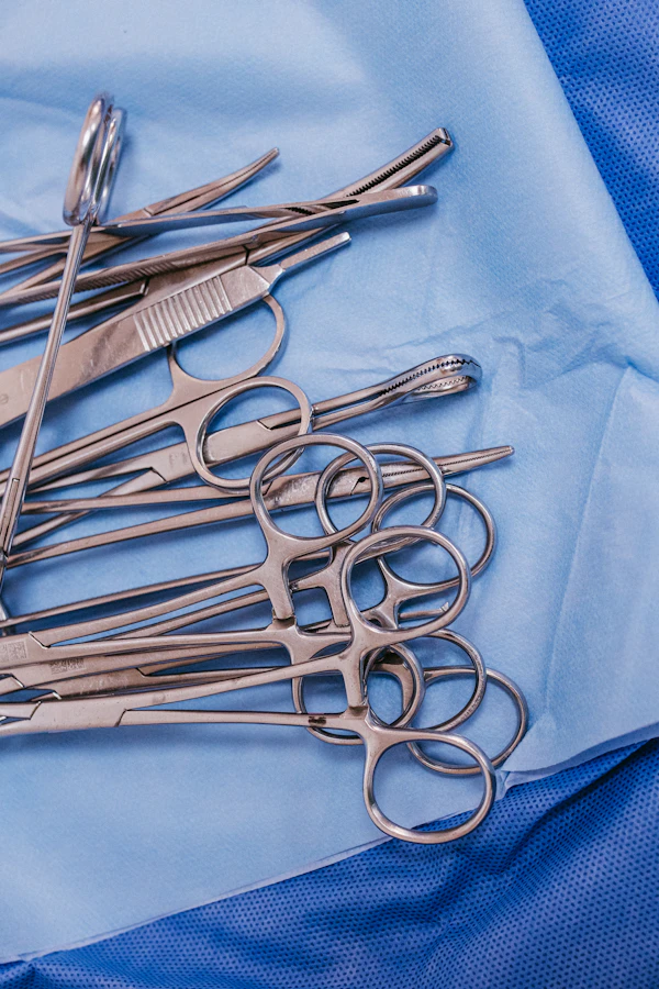 Surgical scissors representing medical device machining capabilities