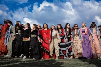A group of people standing next to each other