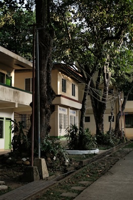 A couple of buildings that are next to each other