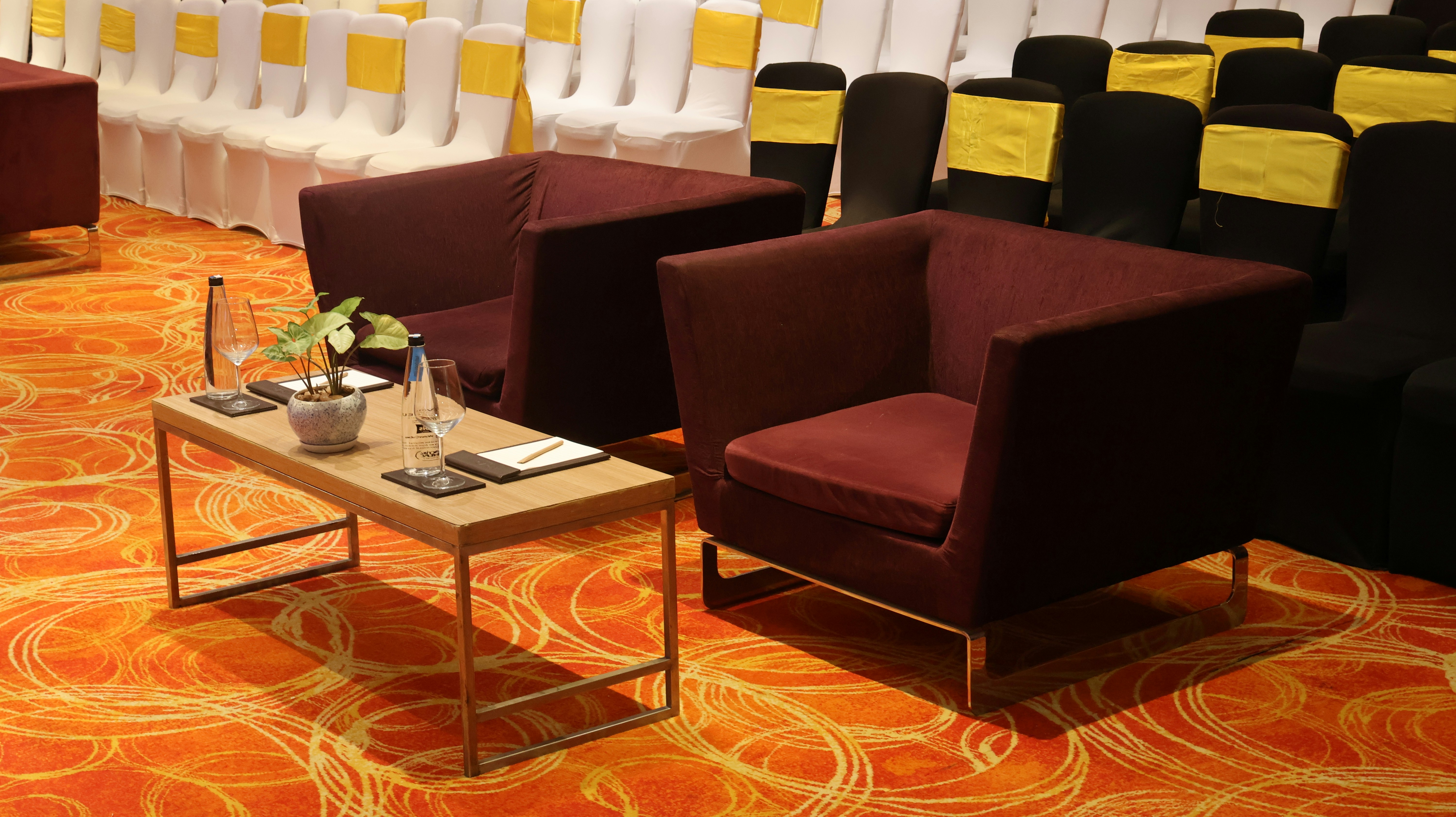 Elegant networking reception venue