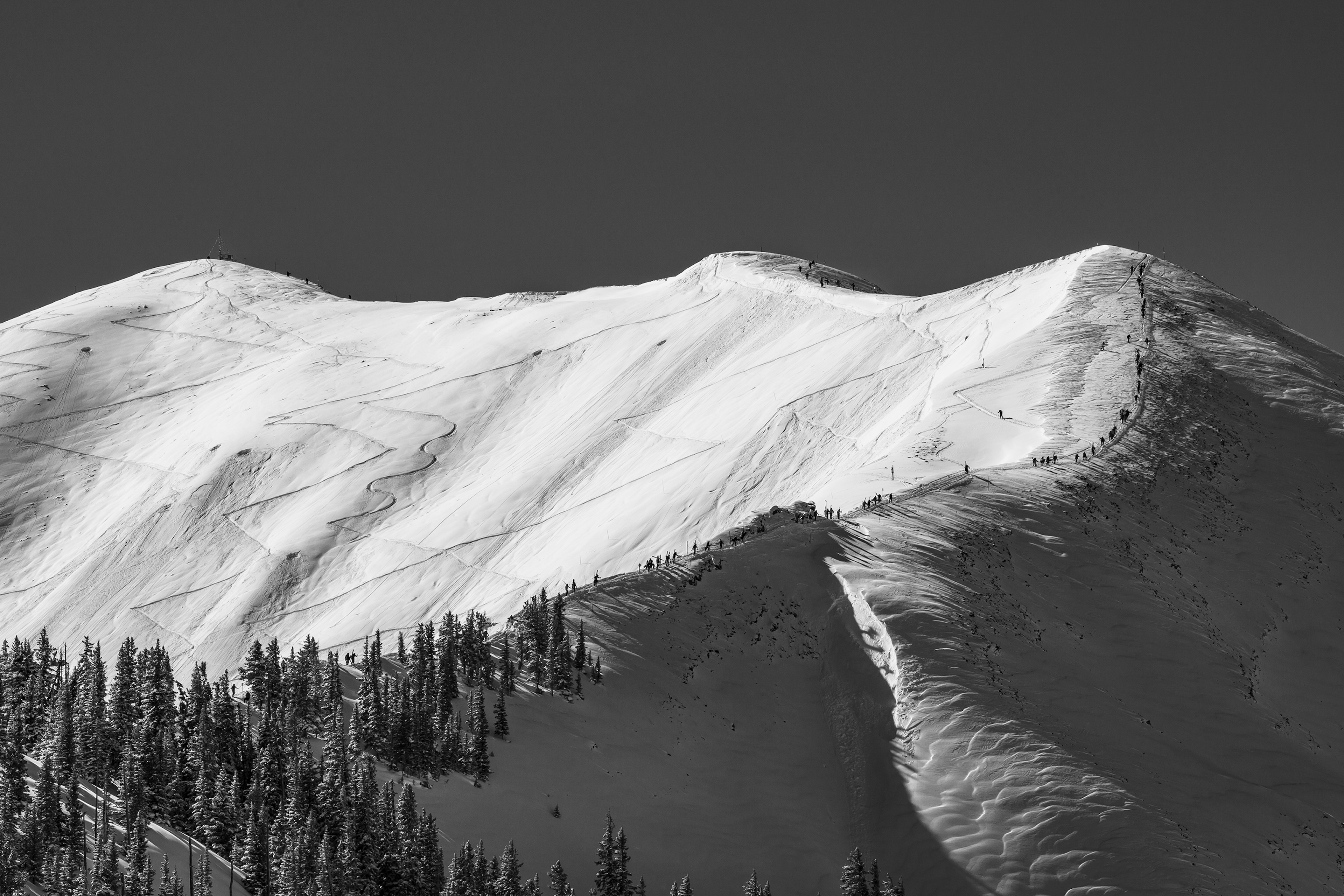 Fresh powder skiing on Aspen Highlands