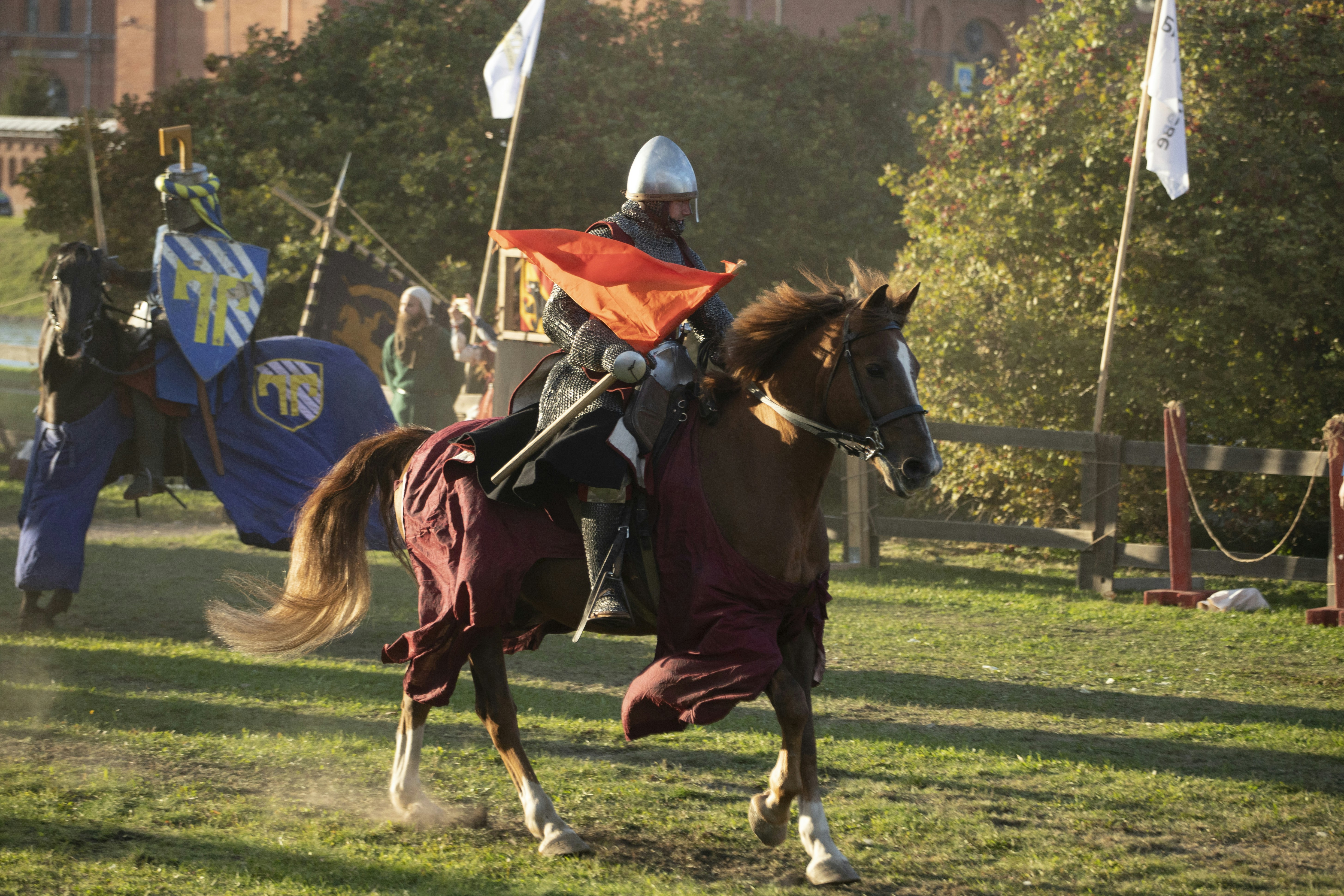 Knight on horseback