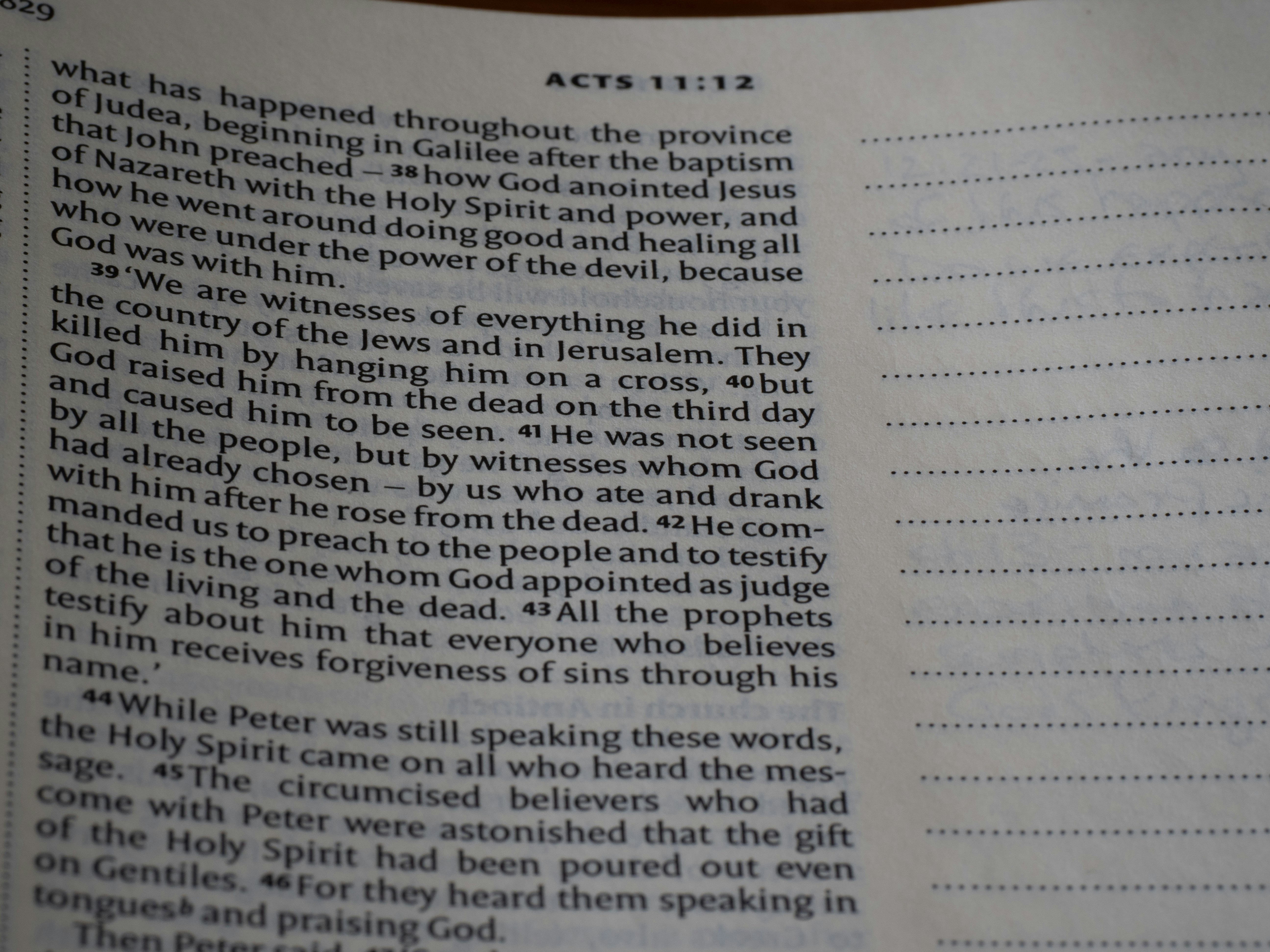 A close up of an open book with writing on it (Photo by Brett Jordan on Unsplash)
