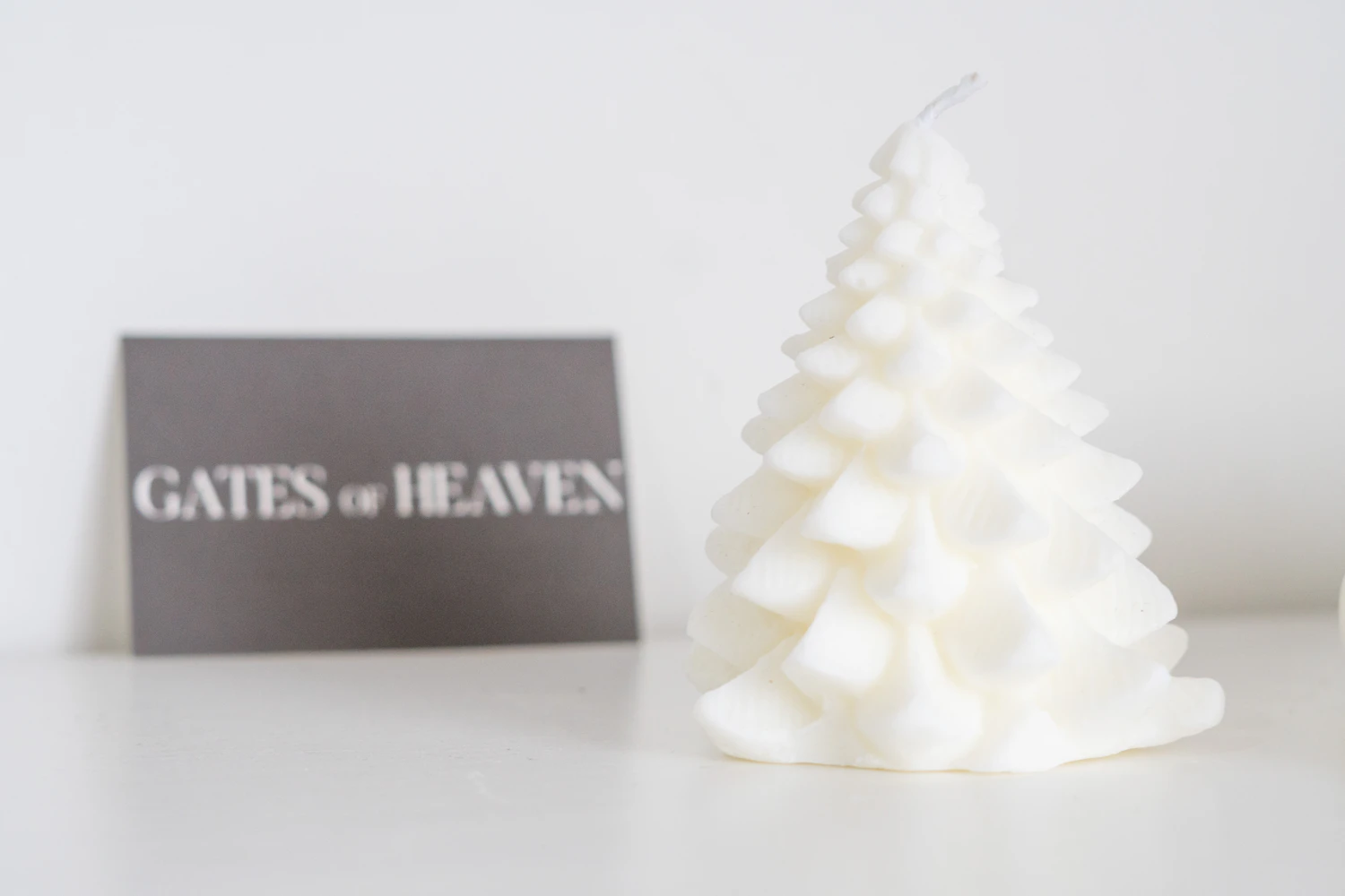 Photo of a similar item: Yongmao White Christmas Tree LED Wax Candles, Set of 3