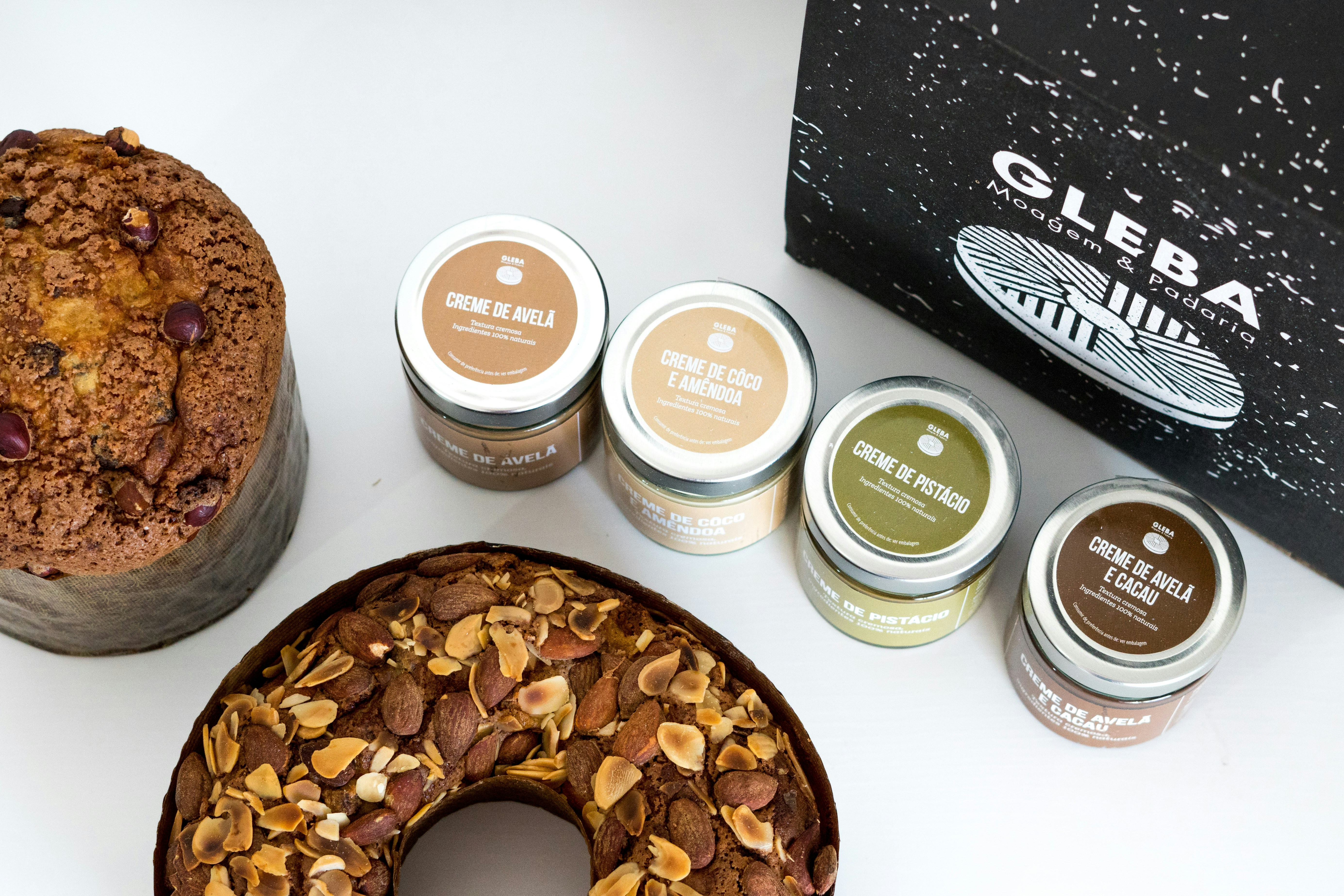 A cake and some desserts on a table