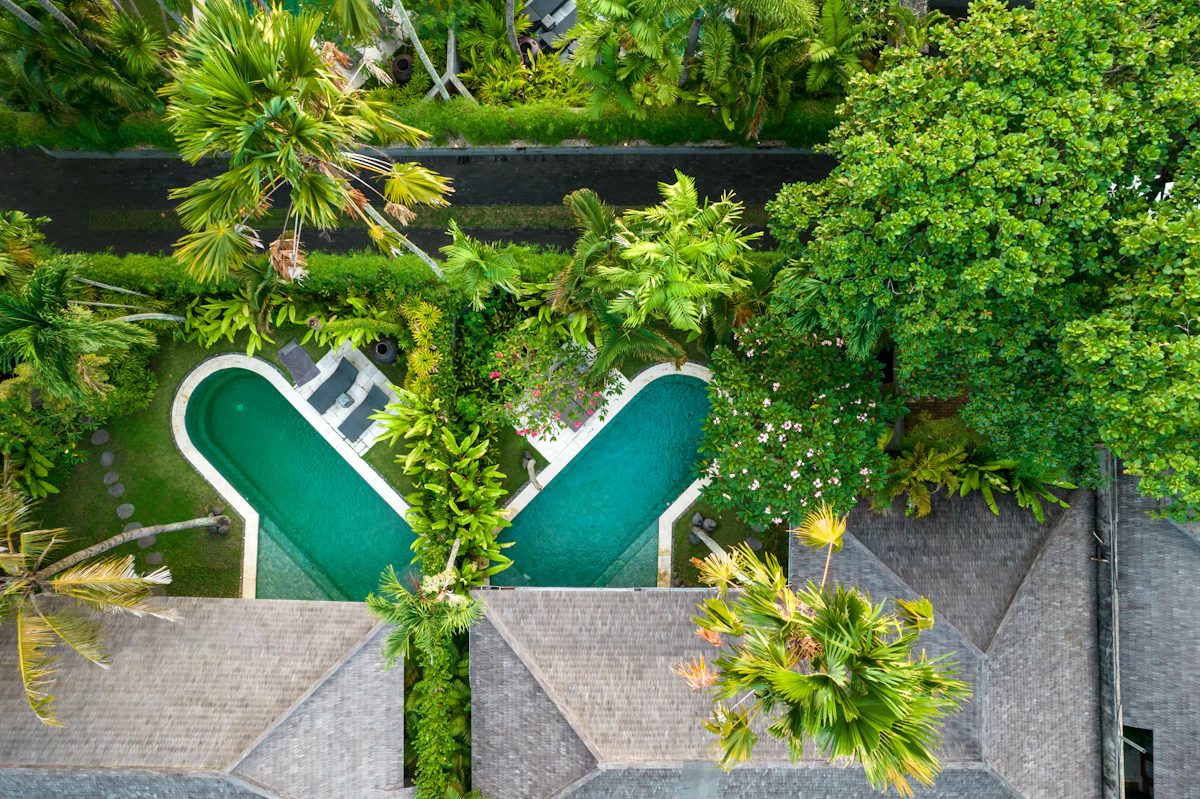 The estate pool from above