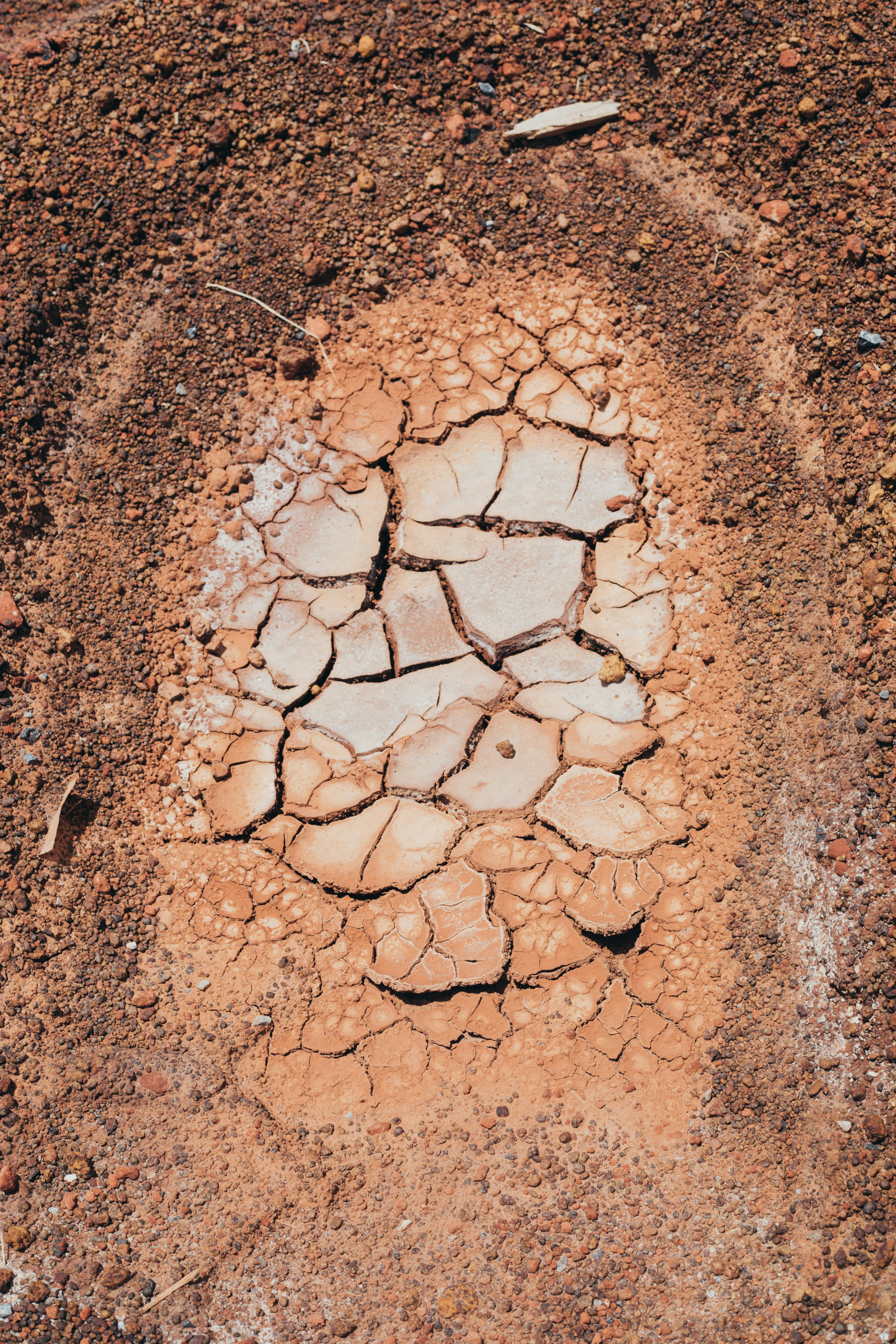 A picture of a hole in the ground