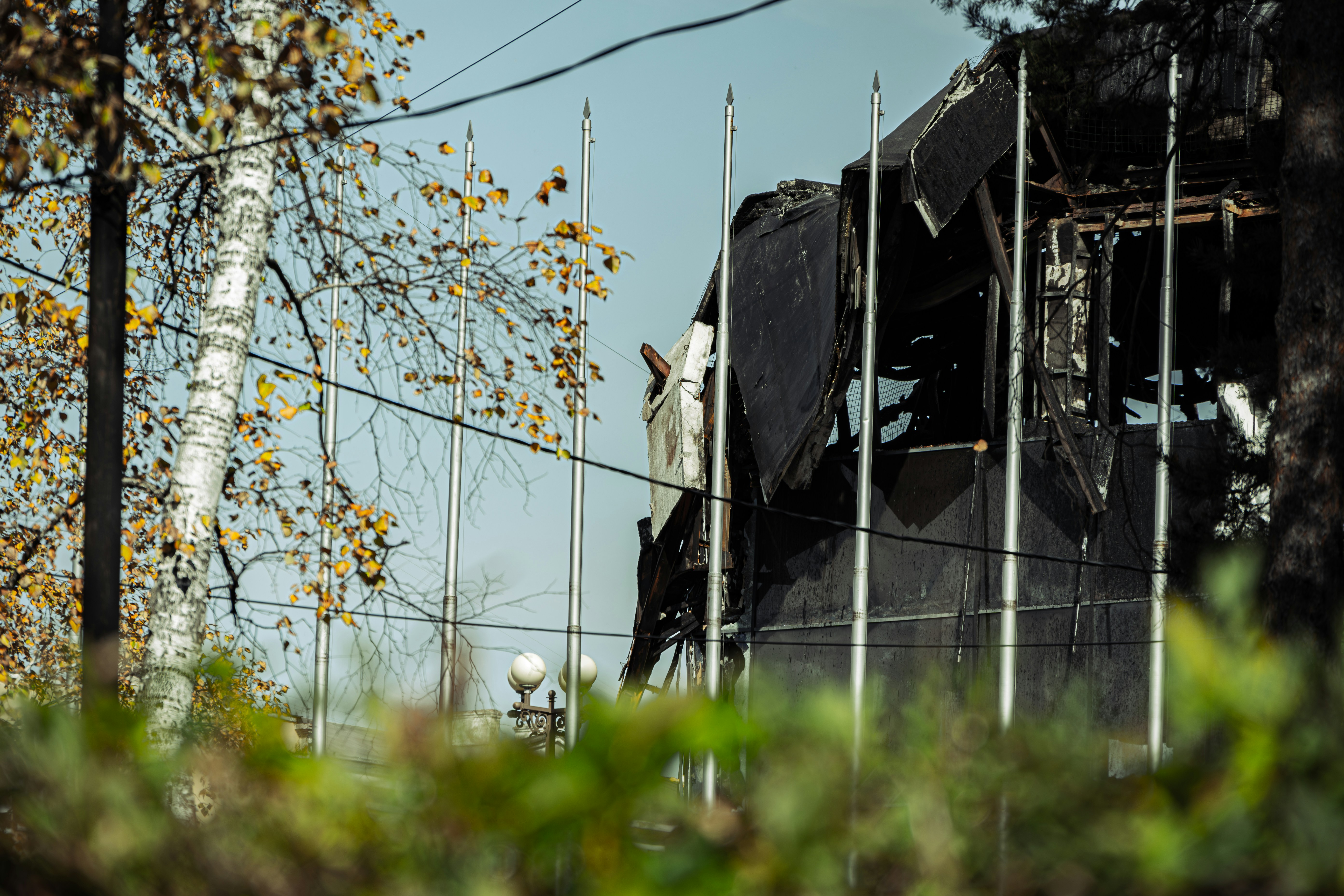 A train that is sitting on the tracks
