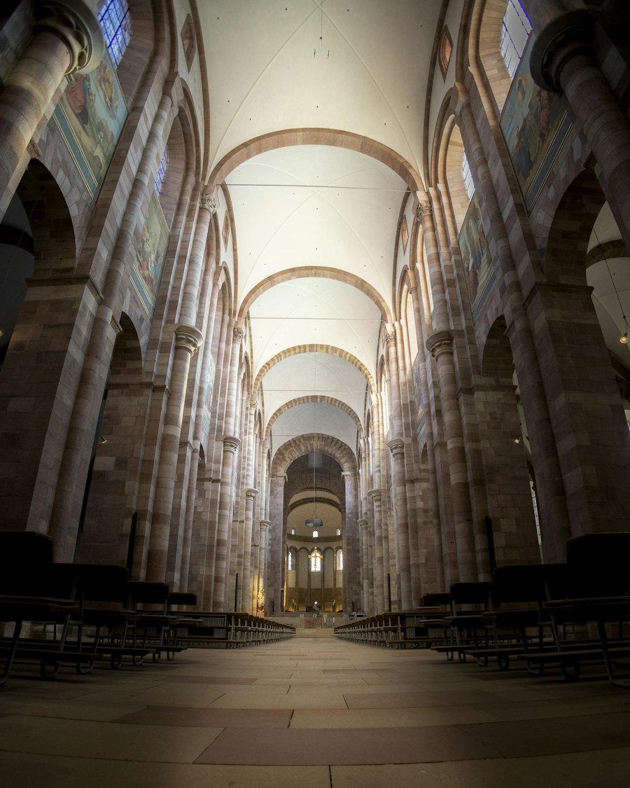 Romanesque nave inside Speyer Cathedral