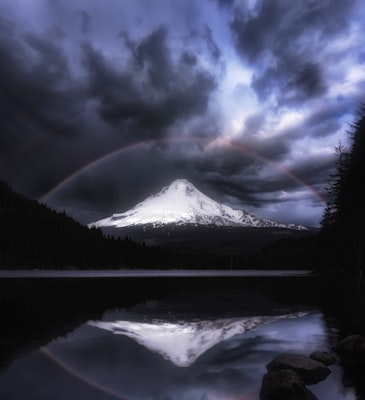 Mount Hood scenic views from Powell Butte Nature Park
