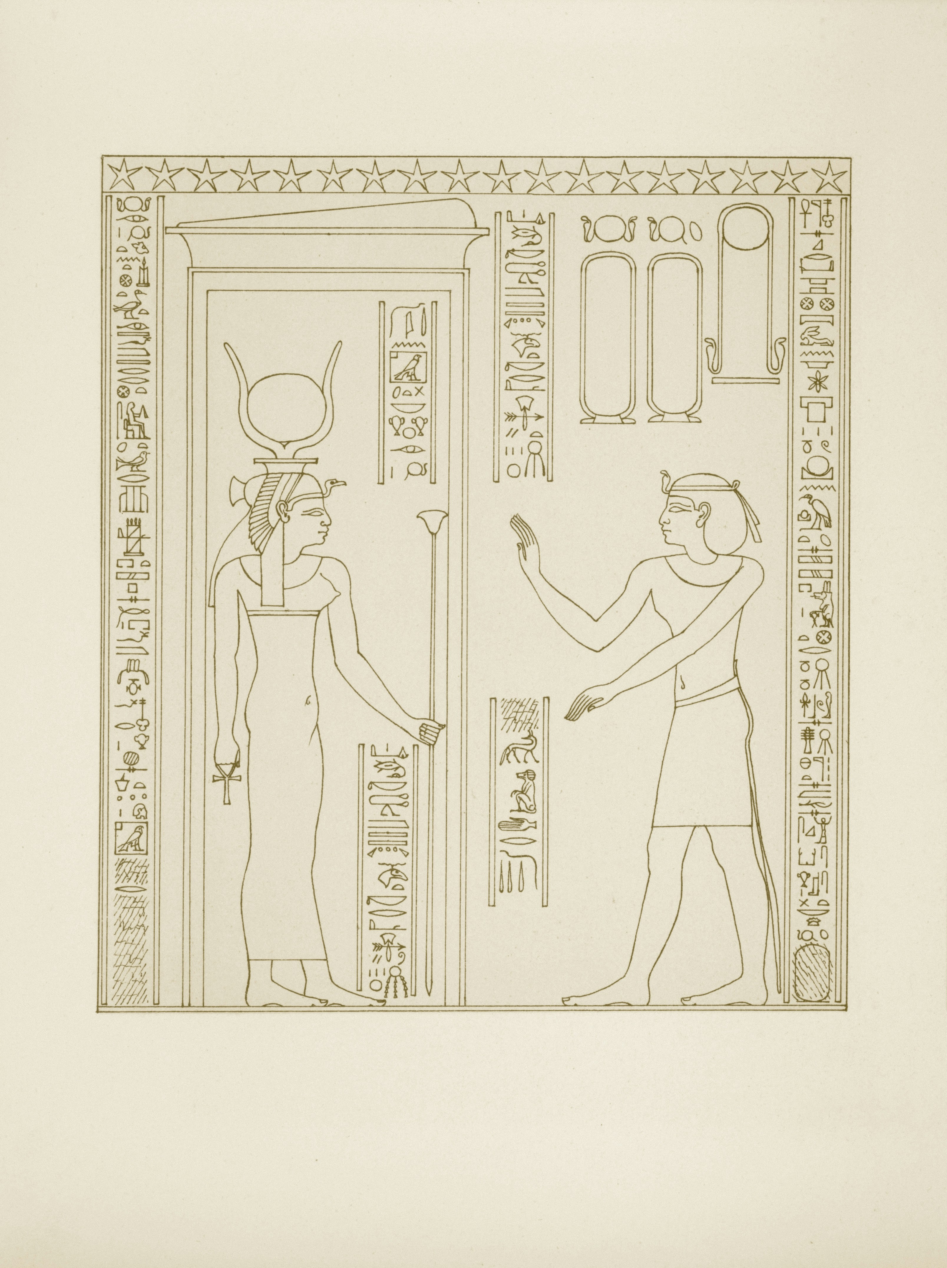 Ancient egyptian relief depicting figures and hieroglyphs. photo – Free ...
