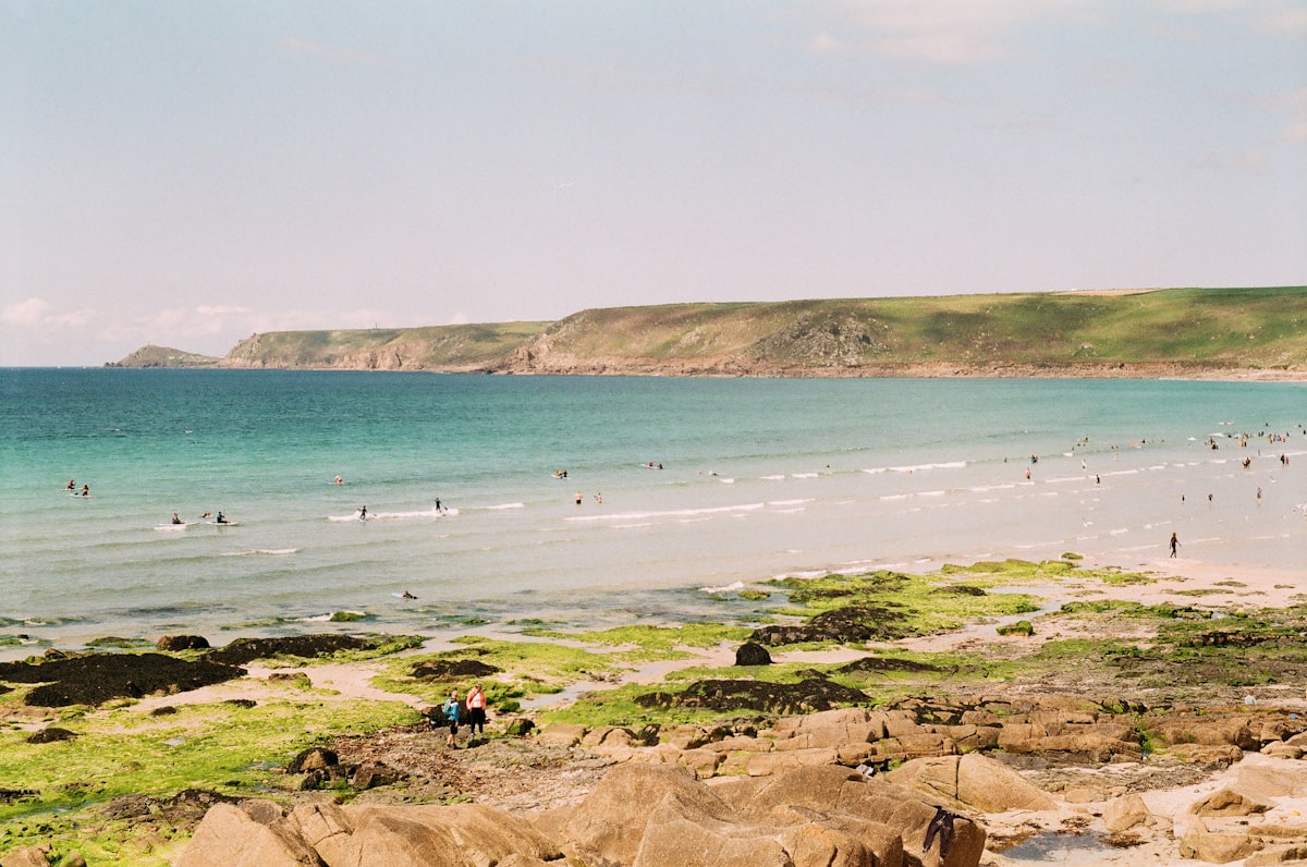 Sennen Cove beach at Land's End Cornwall