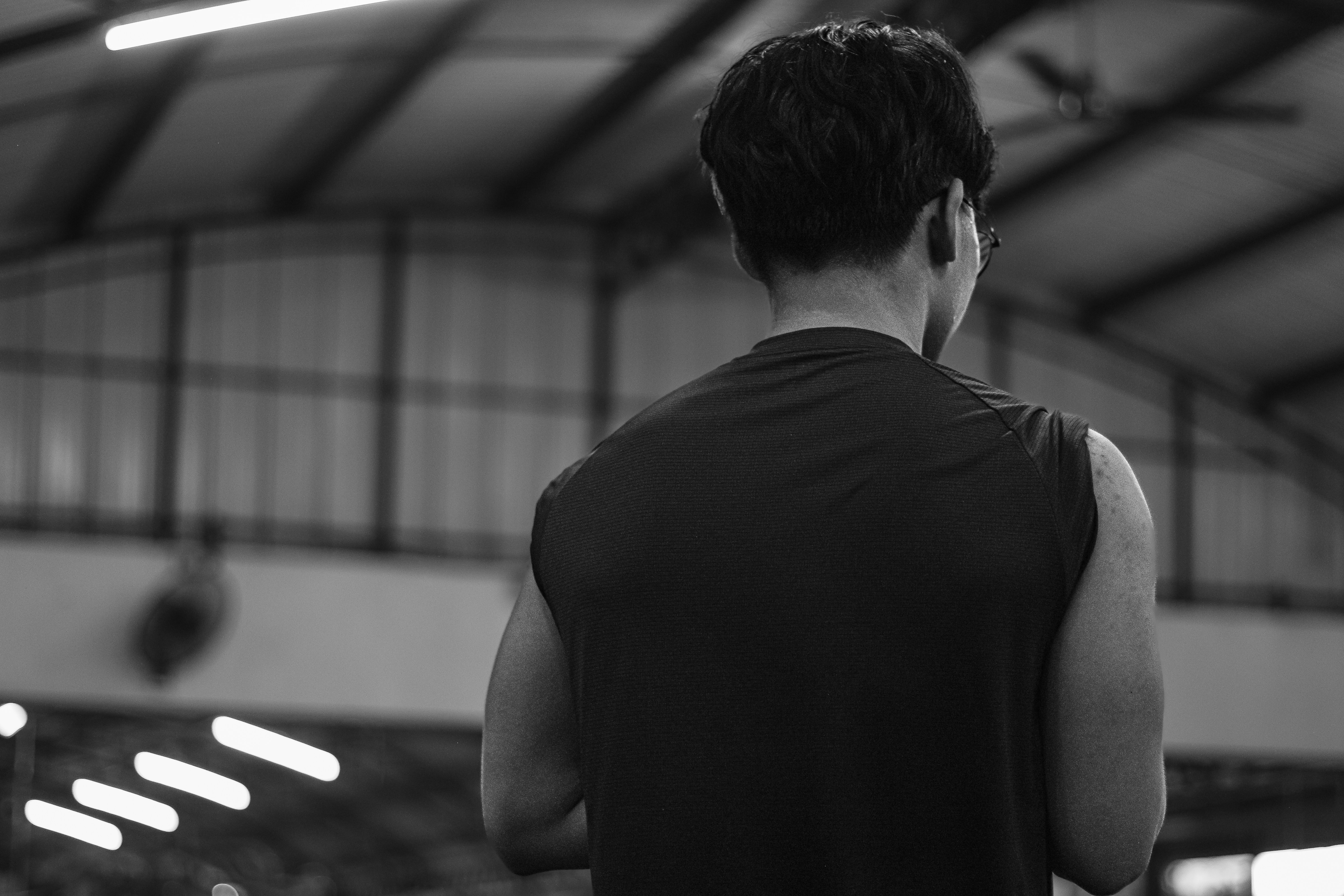 Sam, founder, in the gym.