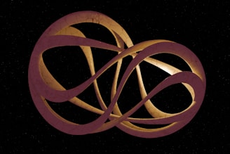 A picture of a black background with a red and gold logo