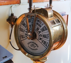 A clock that is on top of a table