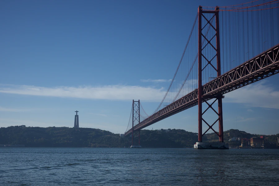 Ponte 25 de Abril sobre o rio Tejo