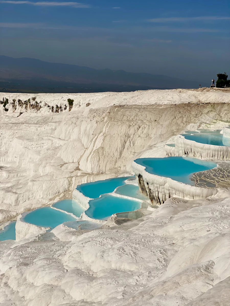 The travertine pools of Pamukkale