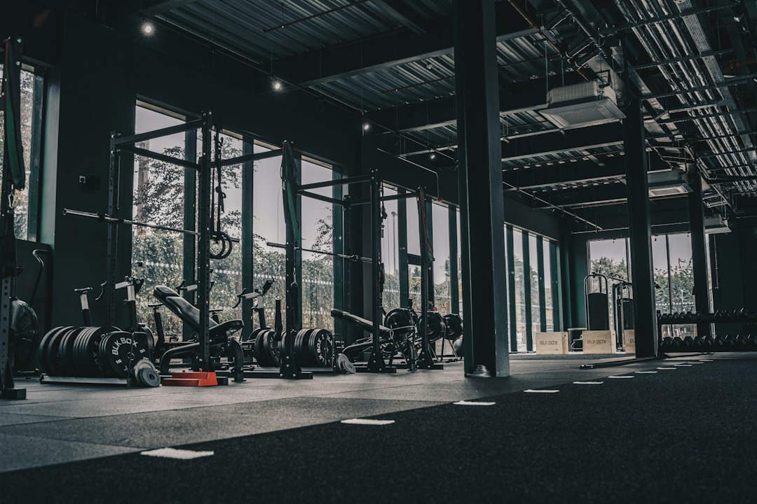 stacked weight plates