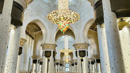 Sheikh Zayed Grand Mosque chandelier