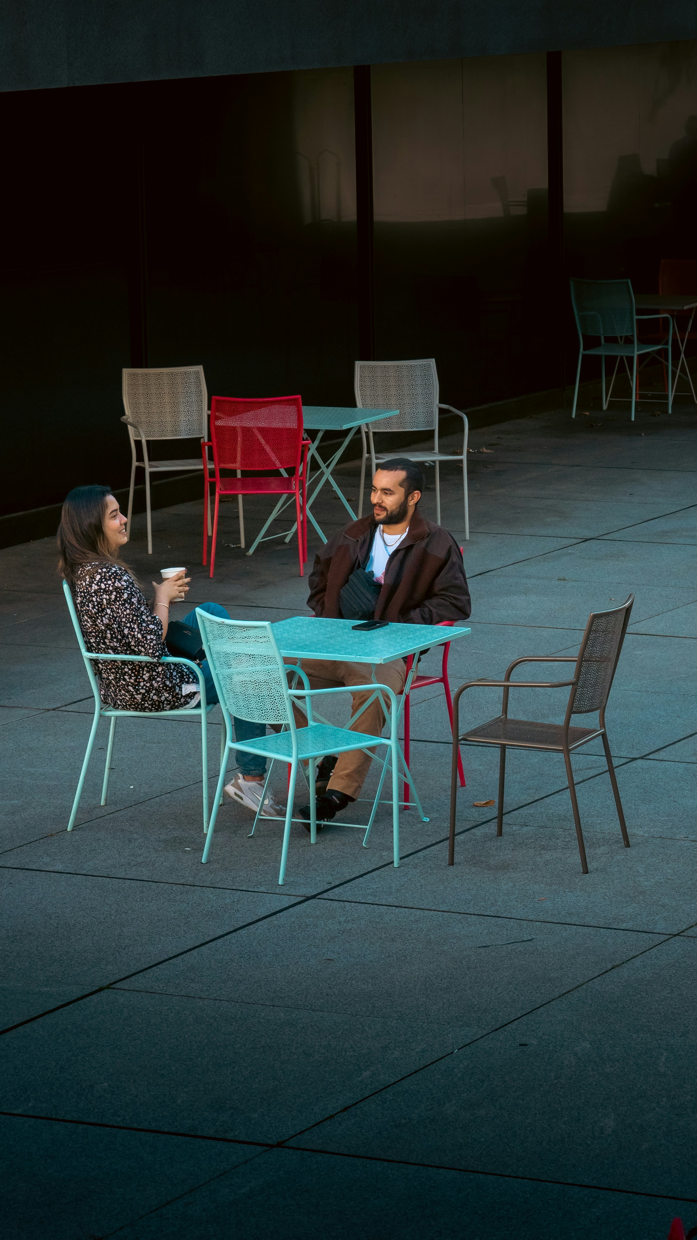 man talking to therapist