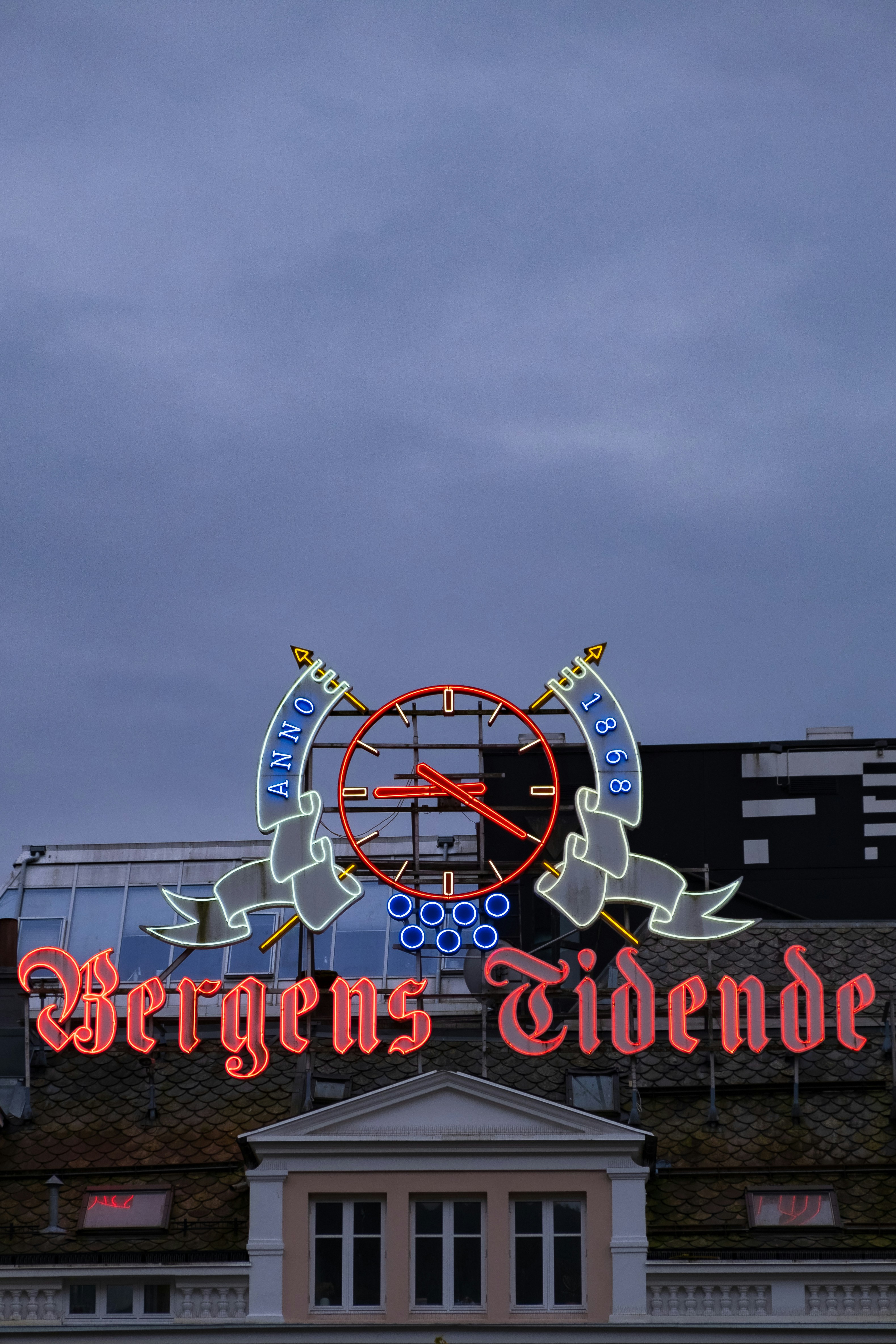 A large clock on top of a building