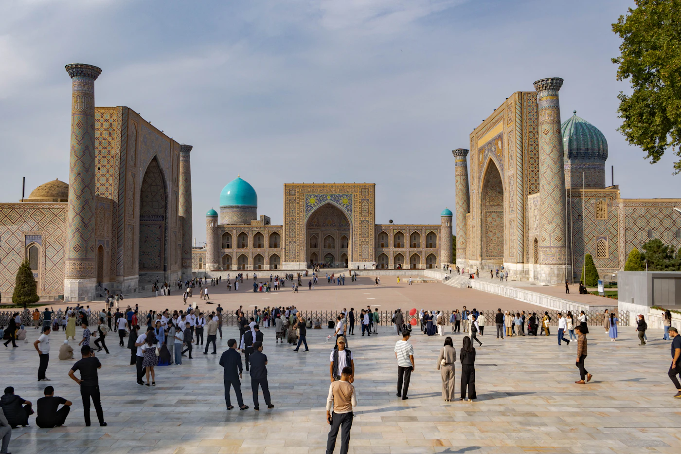 Afternoon at Registan Square, Samarkand