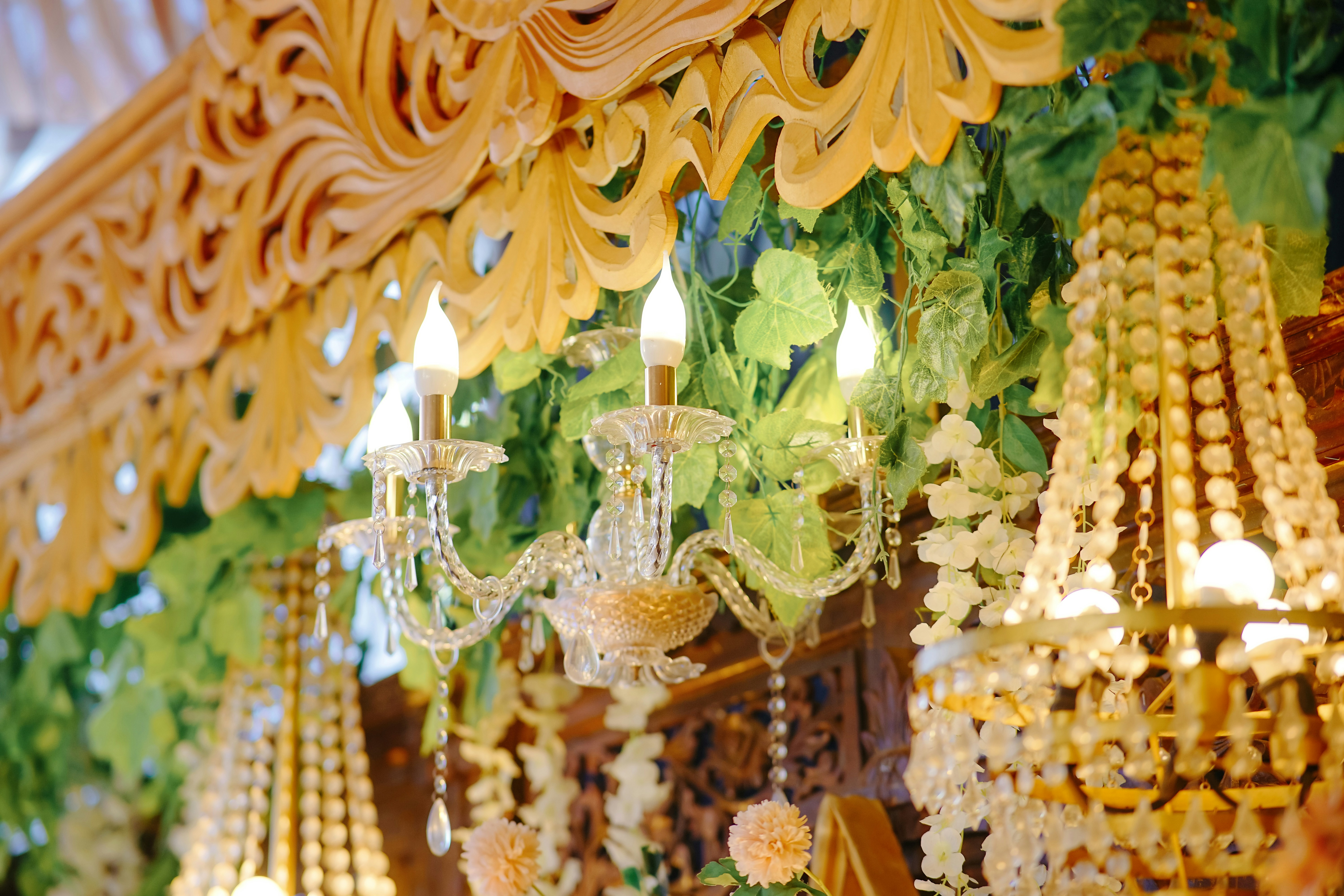 A bunch of food that is on a table