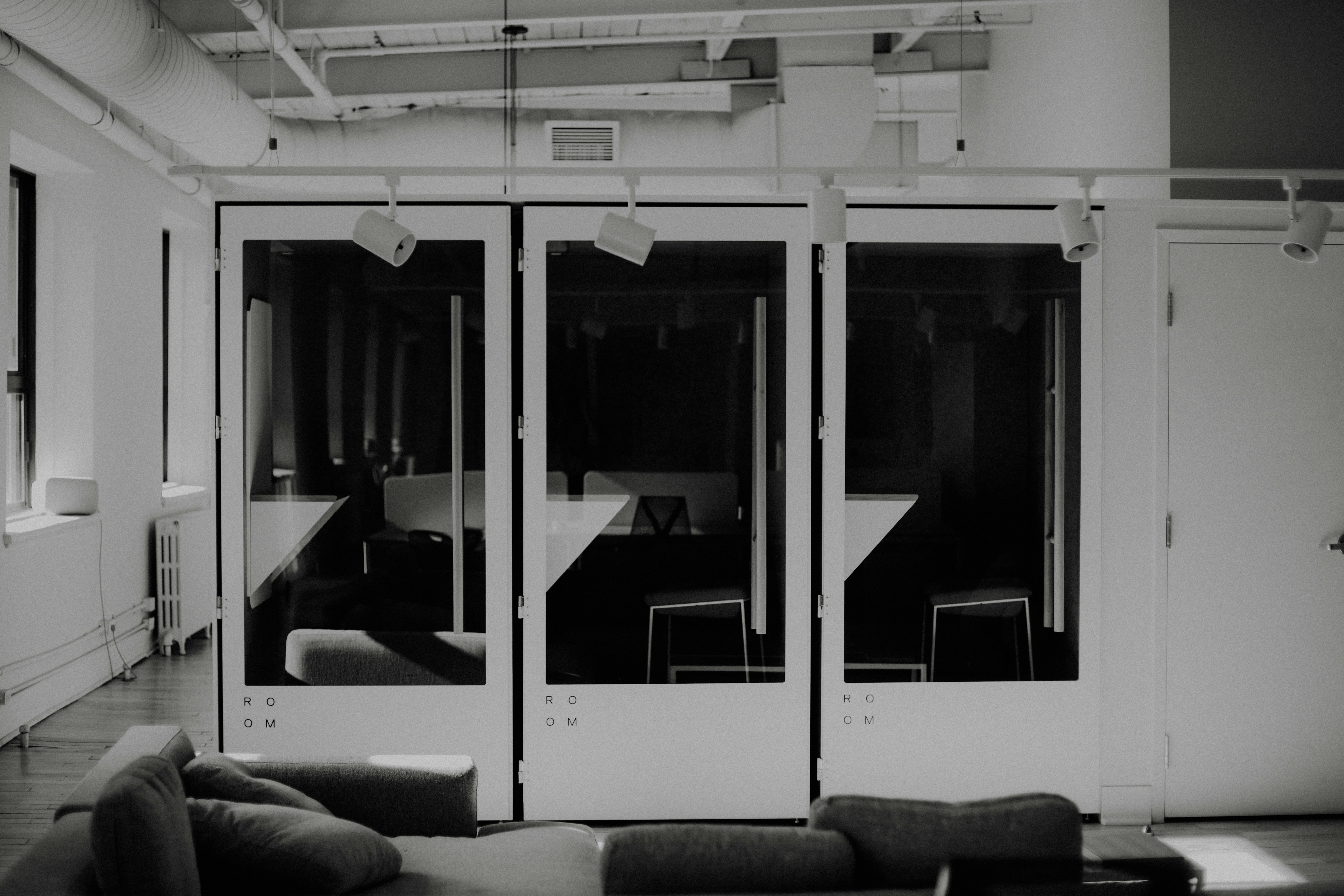 Minimal workspace with organized setup