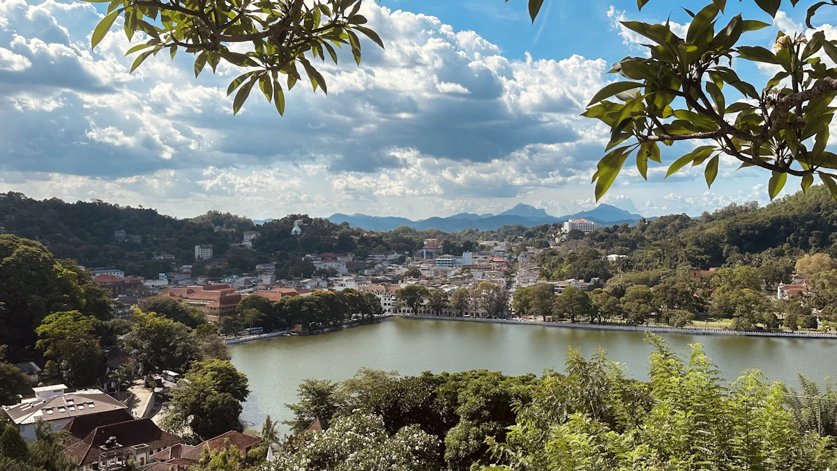 Peaceful landscape near Kandy, Sri Lanka