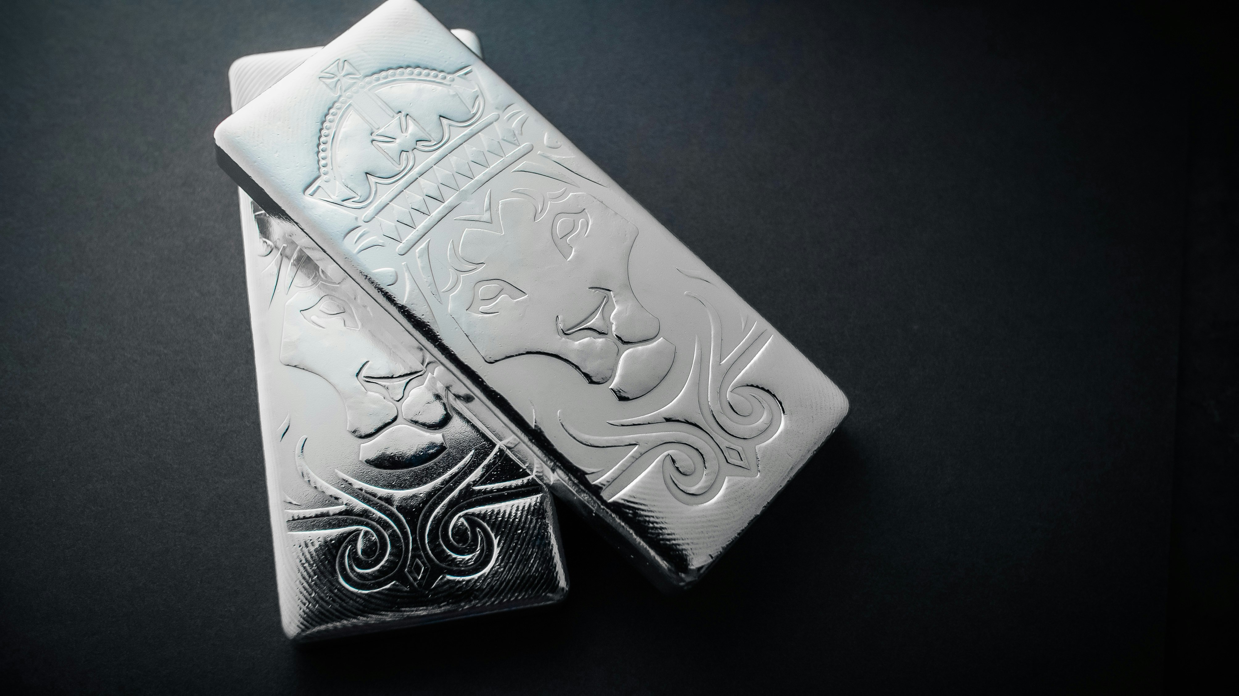 A couple of white chocolate bars sitting on top of a table