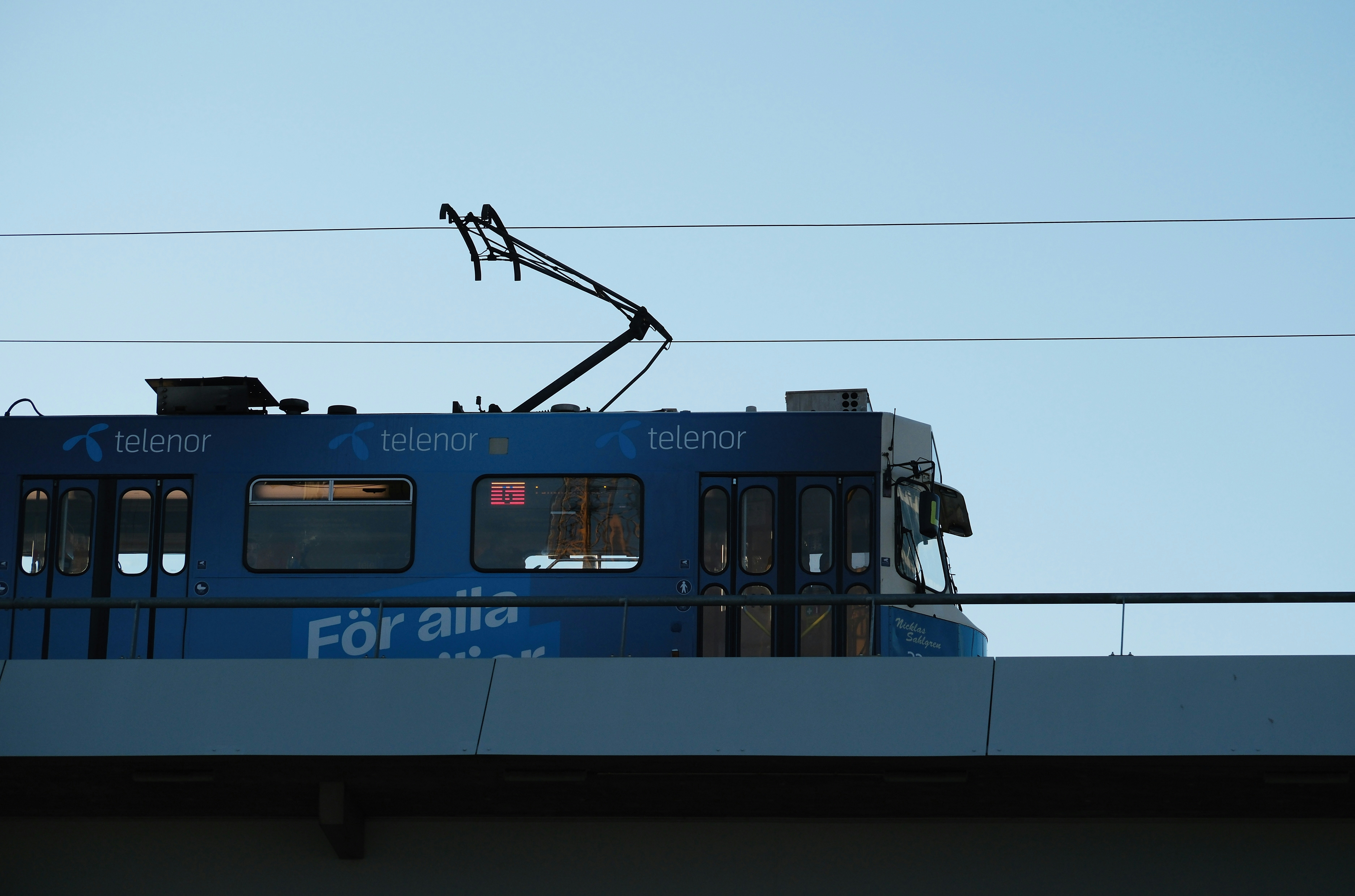 Tram in the city center, Gotheborg, Sweden