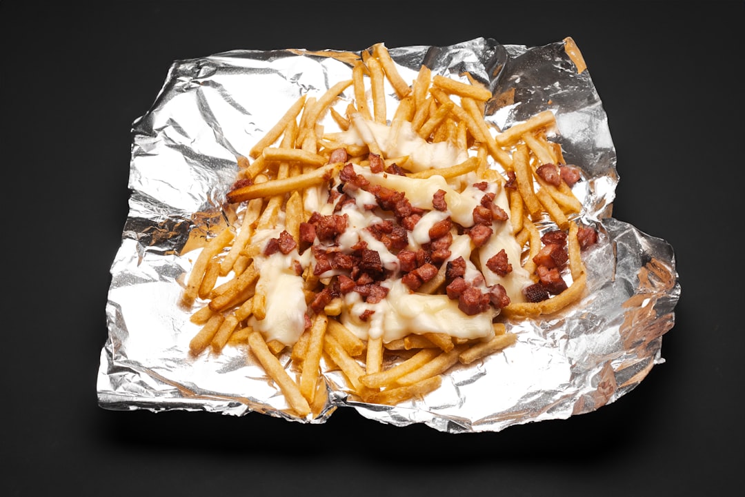 french fries and cheese