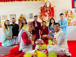 A group of people posing for a picture