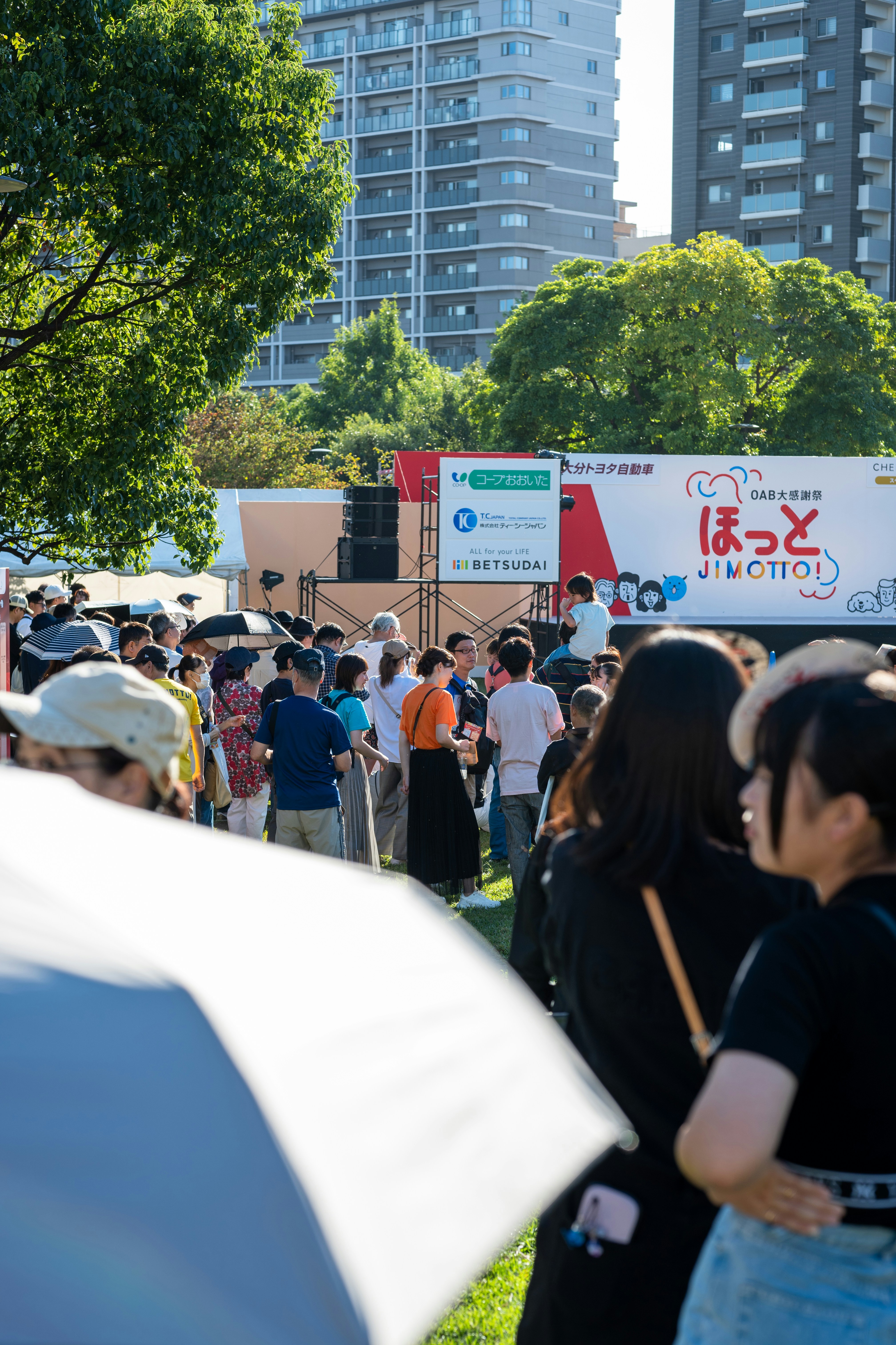 Job seekers networking at a career fair in Toronto