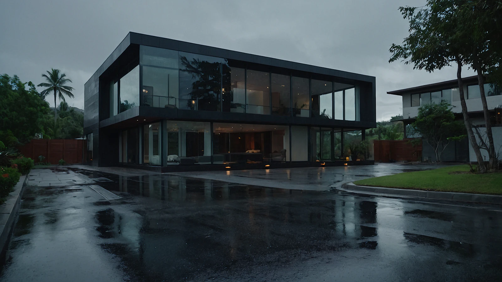 Casa protegida contra o clima extremo