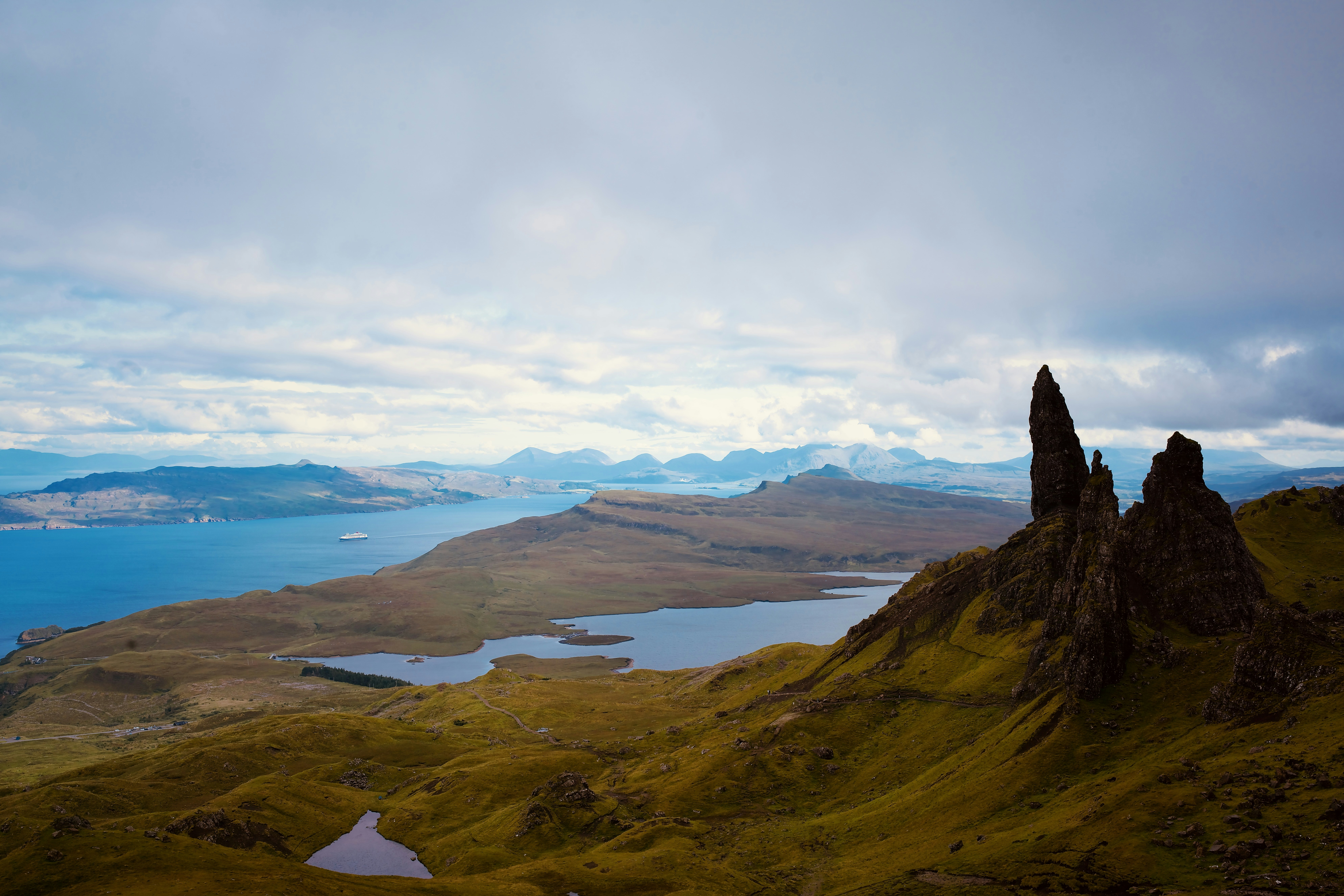 A landscape of the old man of storr, Scotland