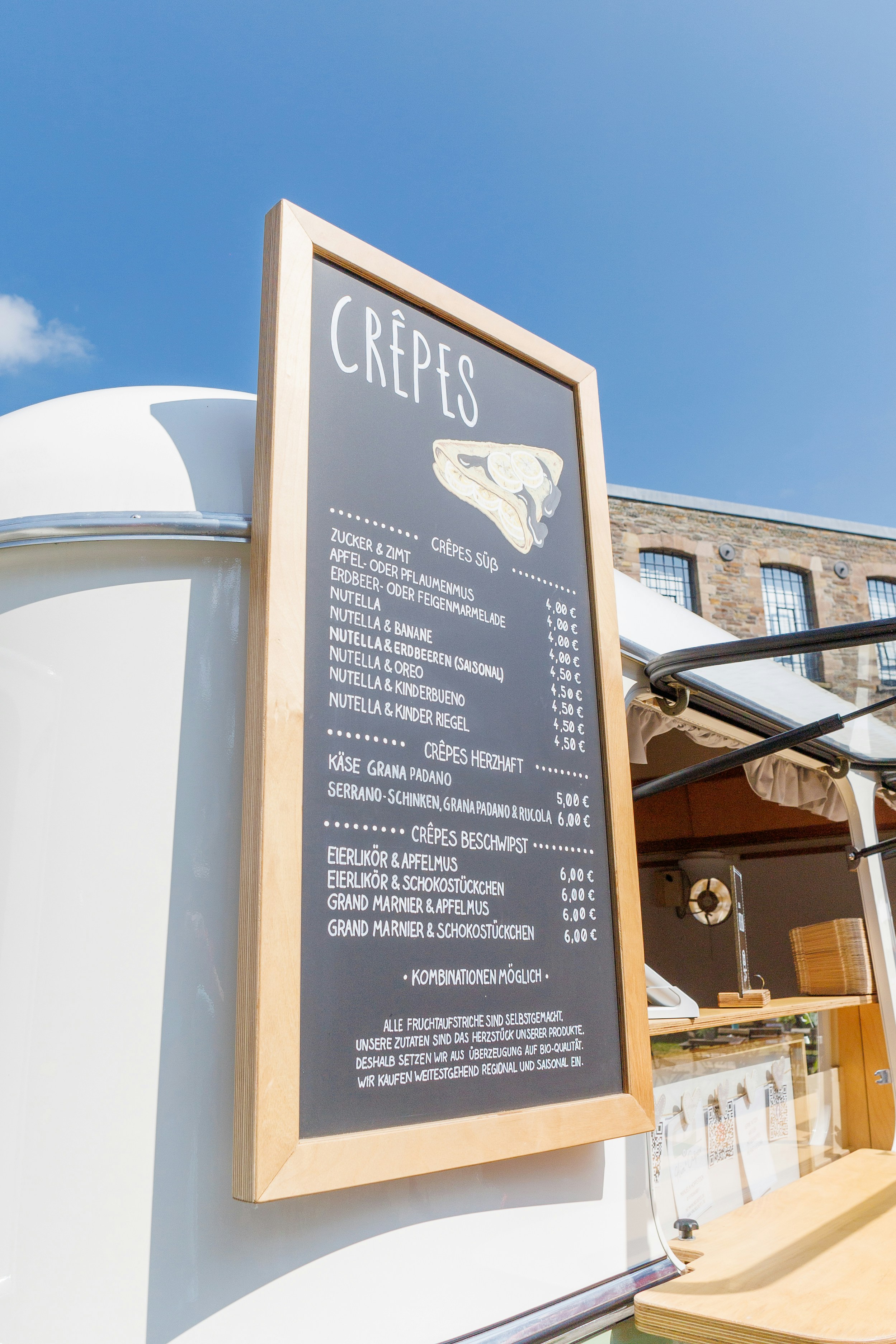 A sign that is on the side of a boat