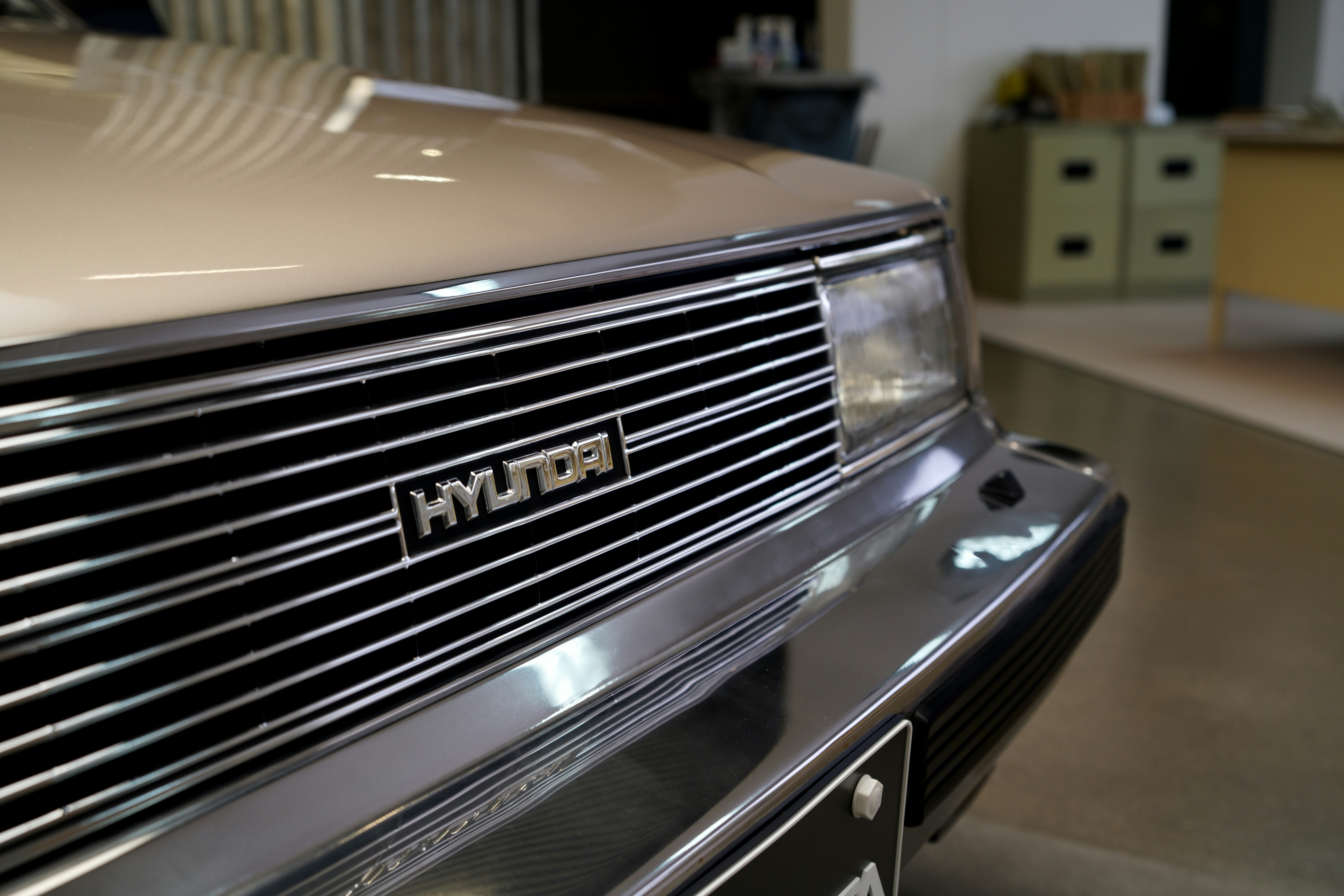 Certified used Hyundai Tucson SUV for export.