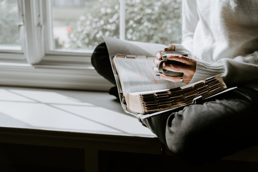 A window seat for winter reading